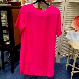 DAVI & DANI Fuchsia Short Sleeve Top